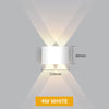 Aluminum LED Wall Lamp Waterproof IP65 interior wall light Up and Down Outdoor Garden Lights