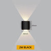 Aluminum LED Wall Lamp Waterproof IP65 interior wall light Up and Down Outdoor Garden Lights