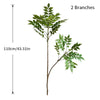 76-140cm Large Artificial Ficus Tree Branch Fake Lacquer Tree Plastic Banyan Plants Green Tall Palm Leaves For Home Garden Decor   4
