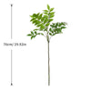 76-140cm Large Artificial Ficus Tree Branch Fake Lacquer Tree Plastic Banyan Plants Green Tall Palm Leaves For Home Garden Decor   4