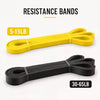 5~120lbs Fitness Resistance Band Boxing Agility Training Workout Gym Equipment Yoga Pilates Accessories Rubber Band Home Gym