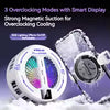 NEW Semiconductor Magnetic Clip Phone Cooler with Digital Display Temperature
